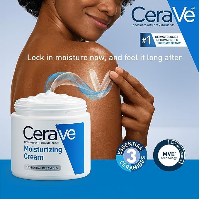 Cerave Moisturizing Cream For Dry Skin 340gm - Big Size
