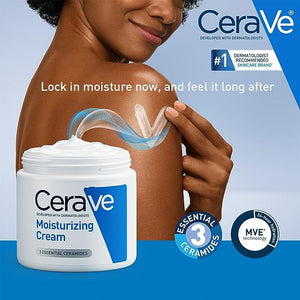 Cerave Moisturizing Cream For Dry Skin 340gm - Big Size