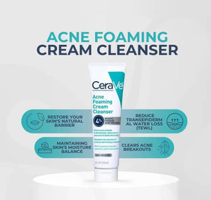 Acne Foaming Cream Cleanser 150ml - Big Size