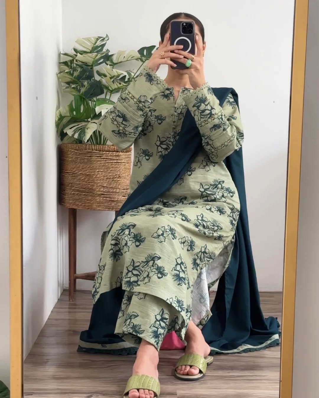 Pistachio green